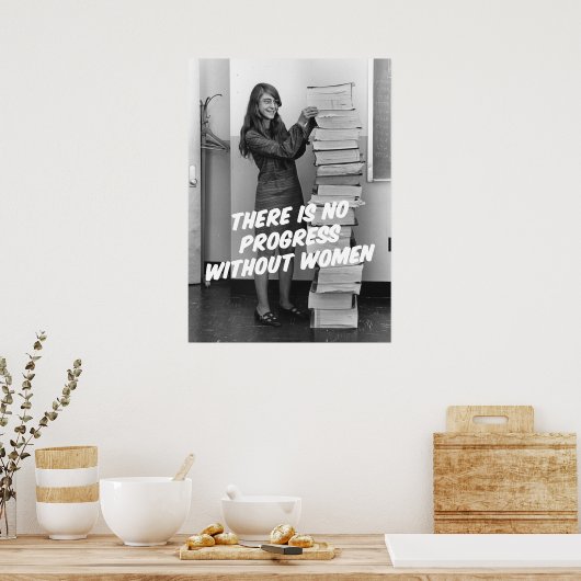 Margaret Hamilton  NASA Photo Poster (Keuken)