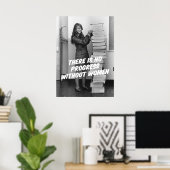 Margaret Hamilton Women in Stem Poster (Thuiskantoor)