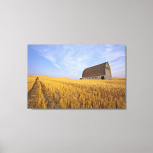 Margaret Horton op 2009 Palouse Fotografie Canvas Afdruk