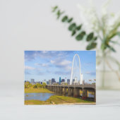 Margaret Hunt Bridge, Dallas, Texas Briefkaart (Staand voorkant)