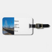 Margaret Hunt Hill Textured Bagagelabel (Voorkant horizontaal)