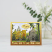 Margaret Island in Boedapest, Hongarije Briefkaart (Staand voorkant)