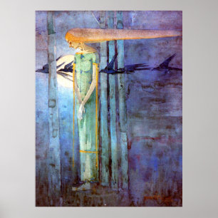 Margaret Macdonald Celtic geïnspireerde Art Nouve Poster