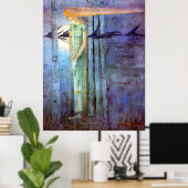 Margaret Macdonald Celtic geïnspireerde Art Nouvea Poster (Thuiskantoor)