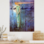 Margaret Macdonald Celtic geïnspireerde Art Nouvea Poster (Keuken)