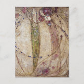 Margaret MacDonald De Rode Roos en de Witte Roos Briefkaart (Voorkant)