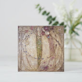 Margaret MacDonald De Rode Roos en de Witte Roos Kaart (Staand voorkant)