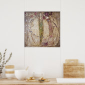 Margaret MacDonald De Rode Roos en de Witte Roos Poster (Keuken)