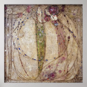 Margaret MacDonald De Rode Roos en de Witte Roos Poster (Voorkant)