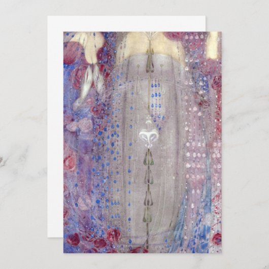 Margaret Macdonald Mackintosh De drie parfums Kaart (Voorkant / Achterkant)