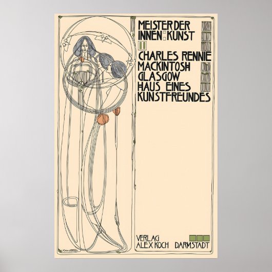 Margaret Macdonald Mackintosh Glasgow School Poster (Voorkant)