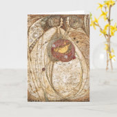 Margaret MacDonald Mackintosh Hart van de Roos Kaart (Gele Bloem)