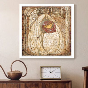 Margaret MacDonald Mackintosh Hart van het Roos Poster