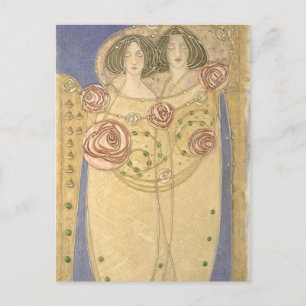 Margaret MacDonald Mackintosh-liefhebbers Briefkaart