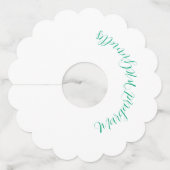 Margaret McGrandles Wijnglaslabel (Achterkant)