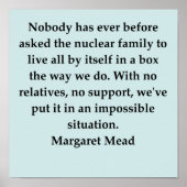 margaret mead quote poster (Voorkant)