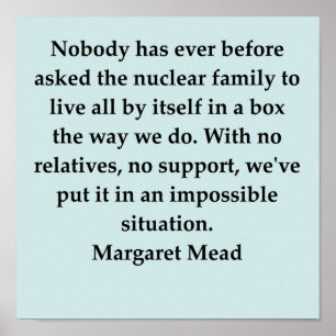 margaret mead quote poster
