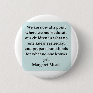 margaret mead quote ronde button 5,7 cm