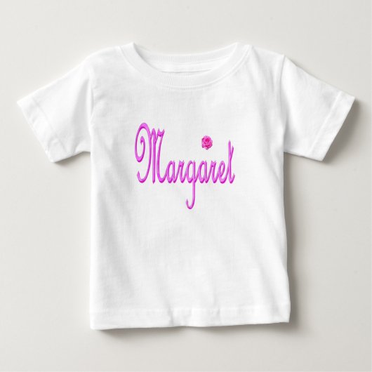 "Margaret" naam in passie roze, (Voorkant)