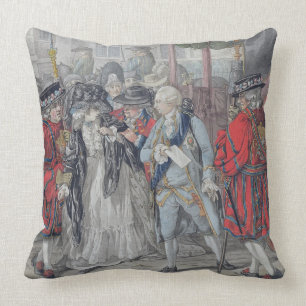 Margaret Nicholson probeert zijn M te vermoorden Kussen