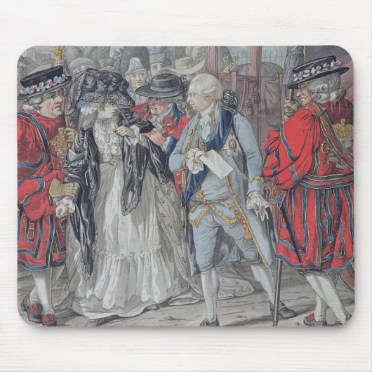 Margaret Nicholson probeert zijn M te vermoorden Muismat (Voorkant)