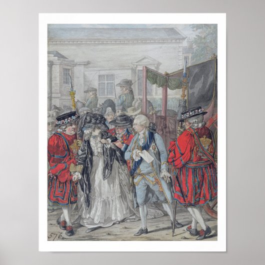 Margaret Nicholson probeert zijn M te vermoorden Poster (Voorkant)