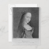Margaret of Anjou Briefkaart (Voorkant / Achterkant)