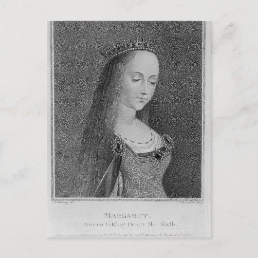 Margaret of Anjou Briefkaart (Voorkant)