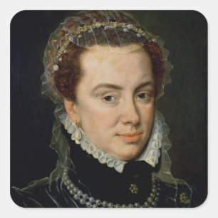 Margaret of Parma , Regent of the Netherlands Vierkante Sticker