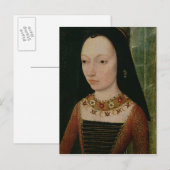 Margaret of York Duchess of Burgundy, c.1477 Briefkaart (Voorkant / Achterkant)