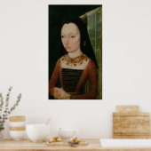 Margaret of York Duchess of Burgundy, c.1477 Poster (Keuken)