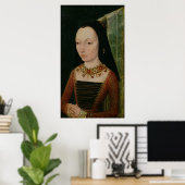 Margaret of York Duchess of Burgundy, c.1477 Poster (Thuiskantoor)