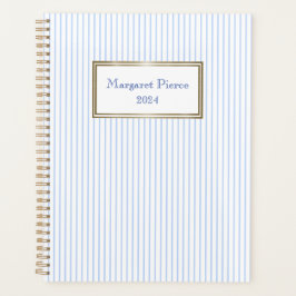 Margaret Pinstripe Planner met Wit