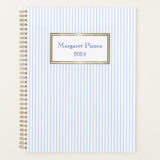 Margaret Pinstripe Planner met Wit