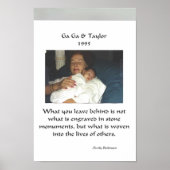 Margaret Reese en Grandson, Taylor Reese Poster (Voorkant)