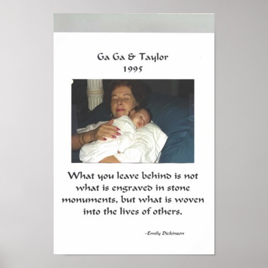 Margaret Reese en Grandson, Taylor Reese Poster (Voorkant)