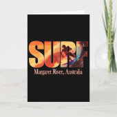Margaret River, Australia Beach Surfing Kaart (Voorkant)