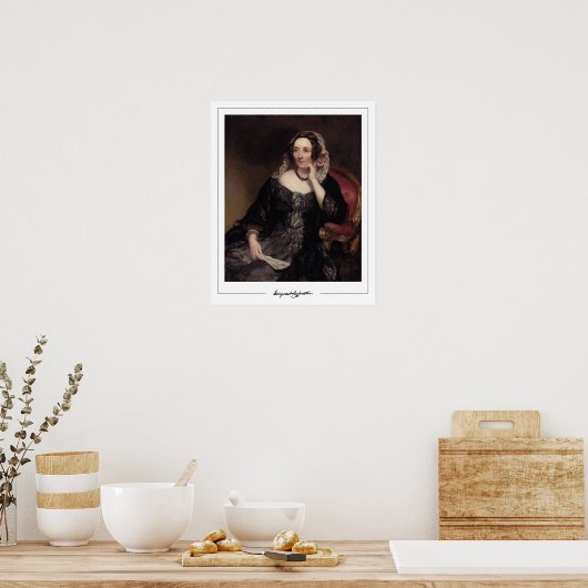 Margaret Sarah Carpenter Zedign Art Poster #10 (Keuken)