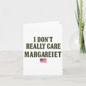 Margaret Statement Sticker van het T-shirt Kaart (Voorkant)