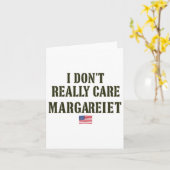 Margaret Statement Sticker van het T-shirt Kaart (Gele Bloem)