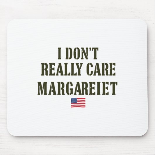 Margaret Statement Sticker van het T-shirt Muismat (Voorkant)
