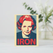 Margaret Thatcher Briefkaart (Staand voorkant)