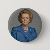 Margaret Thatcher Button Badge (Voorkant)