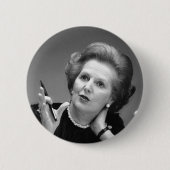 Margaret Thatcher Button Badge (Voorkant)