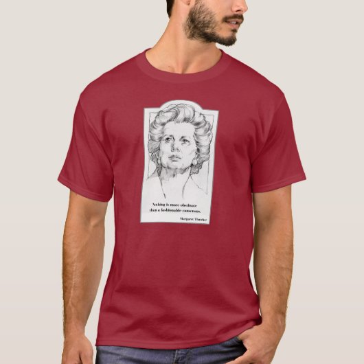 Margaret Thatcher - consensusT-shirt T-shirt (Voorkant)