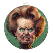 Margaret Thatcher Dartboard Dartbord (Voorkant)