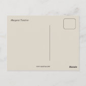 Margaret Thatcher, de IJzeren Dame Briefkaart (Achterkant)