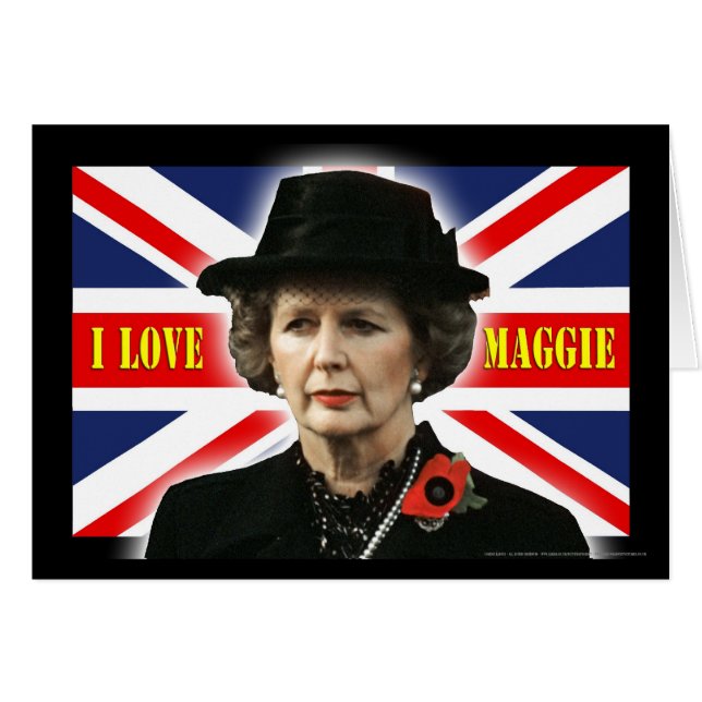 Margaret Thatcher I Love Maggie (Voorkant Horizontaal)