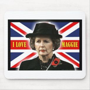 Margaret Thatcher I Love Maggie Muismat