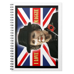 Margaret Thatcher I Love Maggie Notitieboek